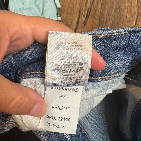 DL1961 Karlie Boyfriend denim shorts - Picture 2 of 5